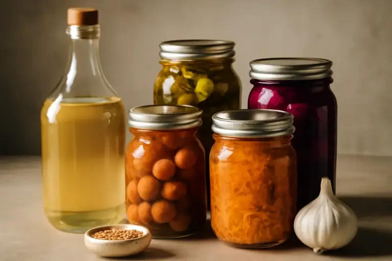 Uso dell’aceto nelle conserve alimentari: vantaggi per microbiota e longevità dei tuoi prodotti