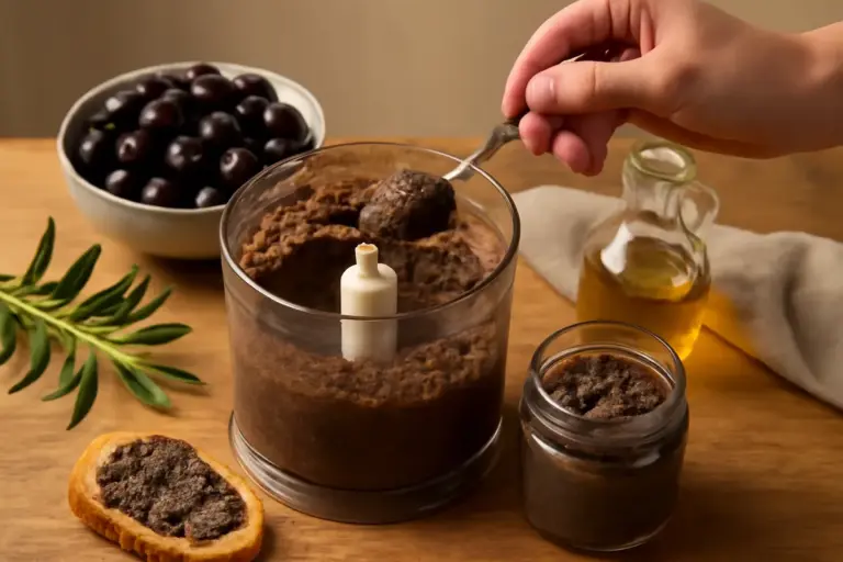 Paté di olive nere in casa: il trucco per ottenere una crema dal sapore intenso e naturale
