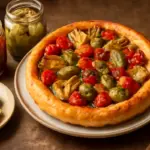 Tarte tatin salata con verdure in conserva: la variante rustica che conquista anche chi ama il dolce