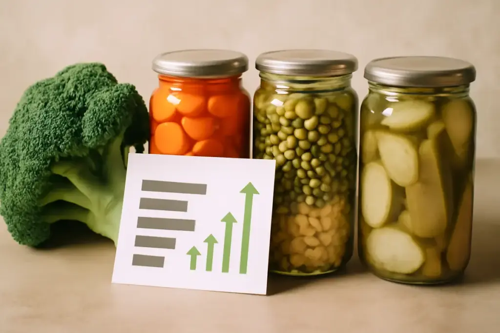Quali sono i benefici delle conserve di verdure nella dieta quotidiana? Valori nutrizionali che spesso si sottovalutano